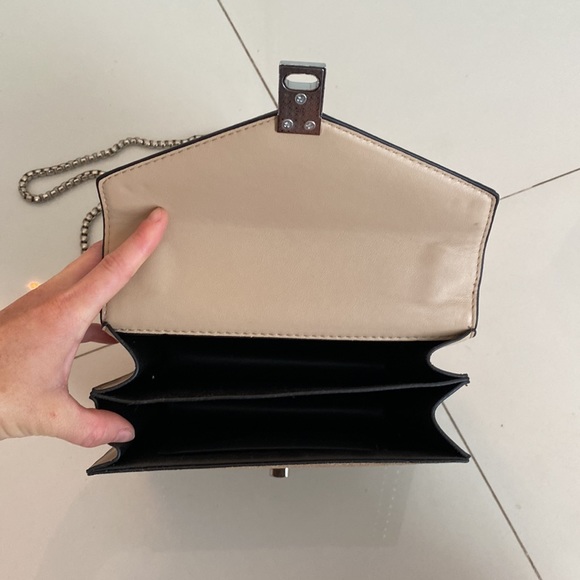 Tan suede studded purse - Picture 5 of 5